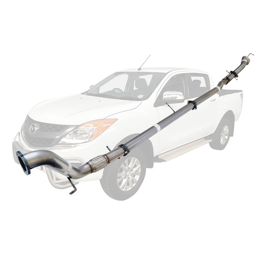 Performance Exhaust for Mazda BT50 2011 - 9/2016 3.2L 3 Inch Turbo Back Exhaust