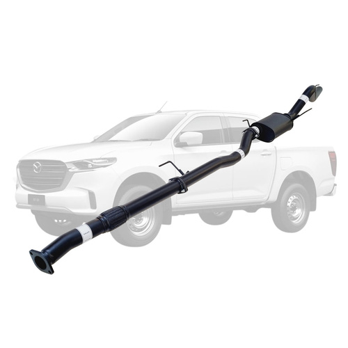 Performance Exhaust for Mazda BT-50 2021 Onwards 3L 3 Inch DPF Back Exhaust