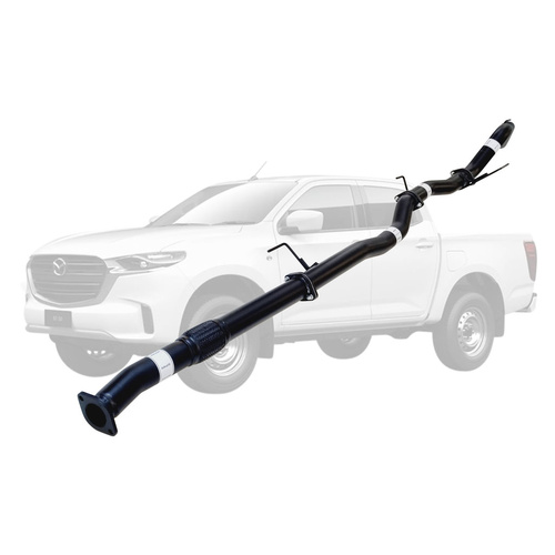 Performance Exhaust for Mazda BT-50 2021 Onwards 3L 3 Inch DPF Back Exhaust