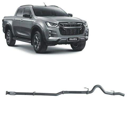 Redback Extreme Duty 3" Dpf back Exhaust to suit Isuzu D-MAX (07/2020 - on)