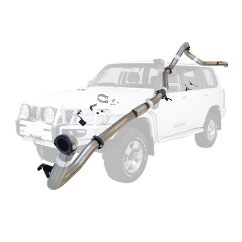 Performance Exhaust for Nissan Patrol Y61 GU 3L ZD30 Wagon 3 Inch Turbo Back Exhaust 2000-2016 (Does not suit Coil Tower Braces)