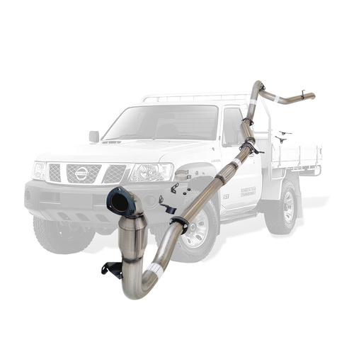 Performance Exhaust for Nissan Patrol Y61 GU 3L ZD30 Ute 3 Inch Turbo Back Exhaust 2000 - 2016 (Does not suit Coil Tower Braces)