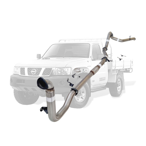 Performance Exhaust for Nissan Patrol Y61 GU 3L ZD30 Ute 3 Inch Turbo Back Exhaust 2000 - 2016 (Does not suit Coil Tower Braces)