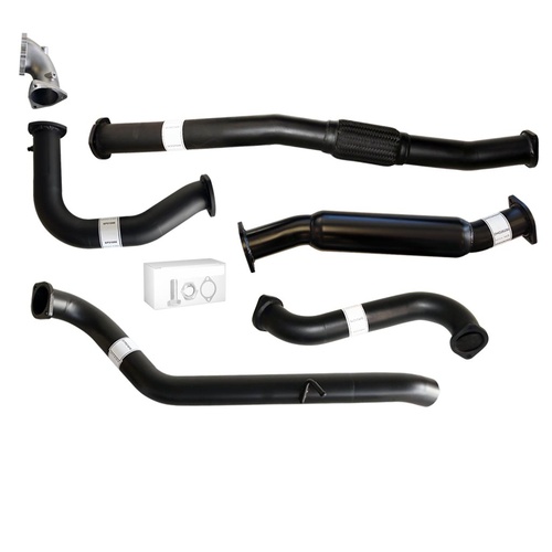 Performance Exhaust for Nissan Patrol Y61 GU TD42 Wagon 3 Inch Turbo Back Exhaust with Stainless Cast Dump Pipe (Does not suit Coil Tower Braces)