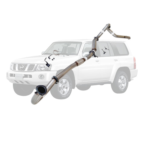 Performance Exhaust for Nissan Patrol Y61 GU TD42 Wagon 3 Inch Dump Pipe Back Exhaust (Does not suit Coil Tower Braces)