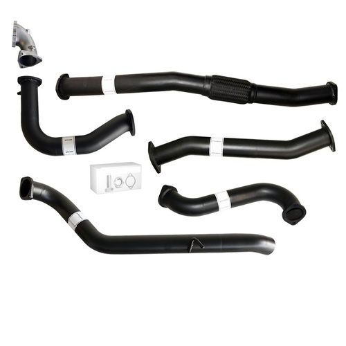 Performance Exhaust for Nissan Patrol Y61 GU TD42 Wagon 3 Inch Turbo Back Exhaust with Stainless Cast Dump Pipe (Does not suit Coil Tower Braces)