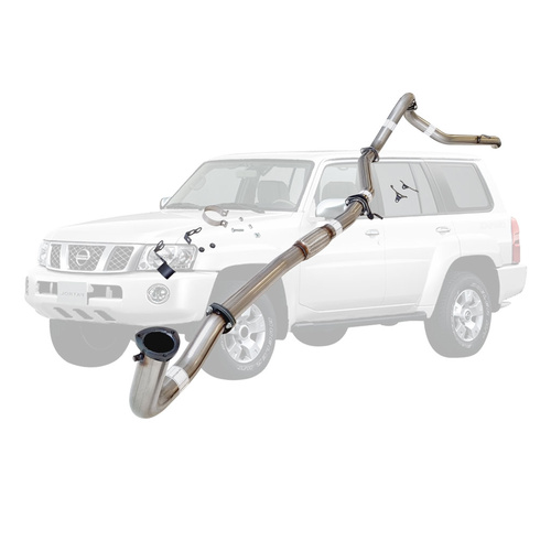 Performance Exhaust for Nissan Patrol Y61 GU TD42 Wagon 3 Inch Dump Pipe Back Exhaust (Does not suit Coil Tower Braces)