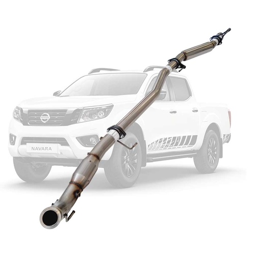 Performance Exhaust for Nissan Navara D23 NP300 2.3L 3 Inch Turbo Back Exhaust DPF Delete