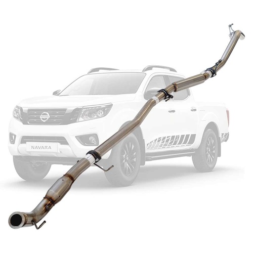 Performance Exhaust for Nissan Navara D23 NP300 2.3L 3 Inch Turbo Back Exhaust DPF Delete