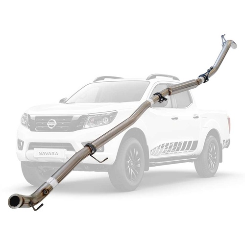 Performance Exhaust for Nissan Navara D23 NP300 2.3L 3 Inch Turbo Back Exhaust DPF Delete