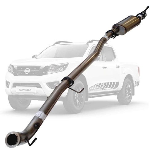 Performance Exhaust for Nissan Navara D23 NP300 2.3L 3 Inch Turbo Back Exhaust DPF Delete