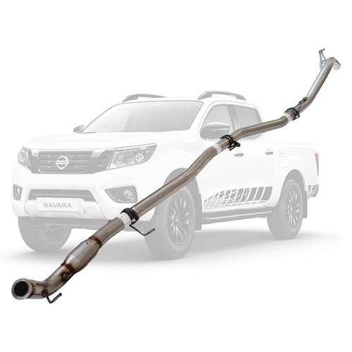 Performance Exhaust for Nissan Navara D23 NP300 2.3L 3 Inch Turbo Back Exhaust DPF Delete
