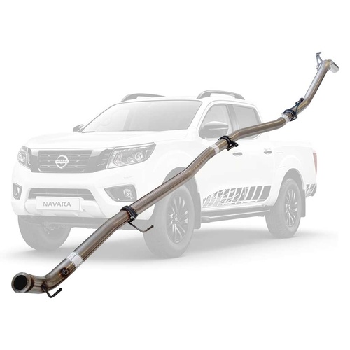 Performance Exhaust for Nissan Navara D23 NP300 2.3L 3 Inch Turbo Back Exhaust DPF Delete