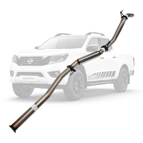 Performance Exhaust for Nissan Navara D23 NP300 2014 Onwards 2.3L 3 Inch DPF Back Exhaust
