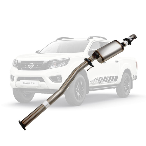 Performance Exhaust for Nissan Navara D23 NP300 2014 Onwards 2.3L 3 Inch DPF Back Exhaust