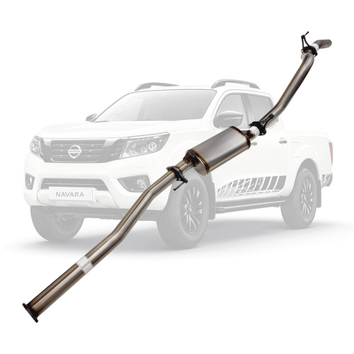 Performance Exhaust for Nissan Navara D23 NP300 2014 Onwards 2.3L 3 Inch DPF Back Exhaust