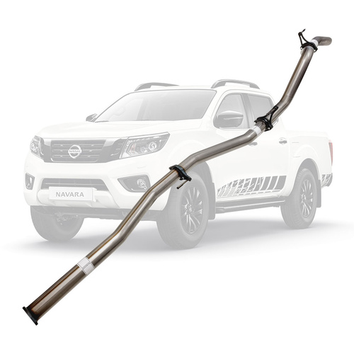 Performance Exhaust for Nissan Navara D23 NP300 2014 Onwards 2.3L 3 Inch DPF Back Exhaust
