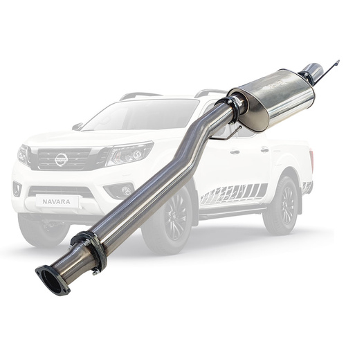 Performance Exhaust for Nissan Navara NP300 D23 2015 On 2.3L 4 Inch DPF Back Exhaust