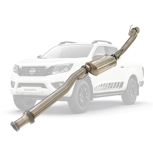 Performance Exhaust for Nissan Navara NP300 D23 2015 On 2.3L 4 Inch DPF Back Exhaust