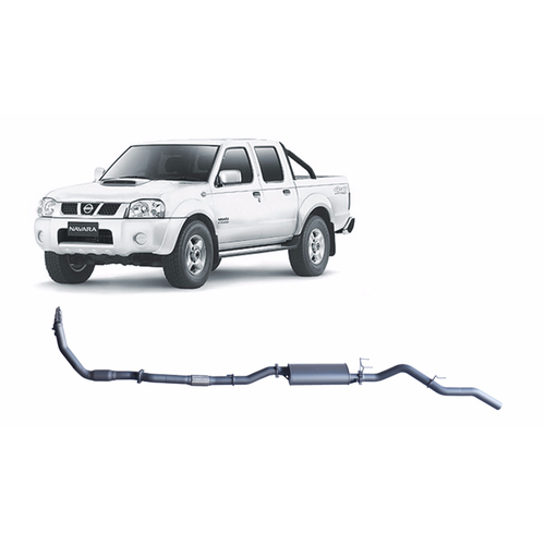 Redback Extreme Duty Exhaust to suit Nissan Navara D22 3.0L (11/2001 - 12/2006)