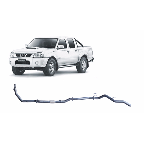 Redback Extreme Duty Exhaust to suit Nissan Navara D22 3.0L (11/2001 - 12/2006)