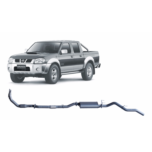 Redback Extreme Duty Exhaust to suit Nissan Navara D22 2.5L (01/2007 - 10/2015)