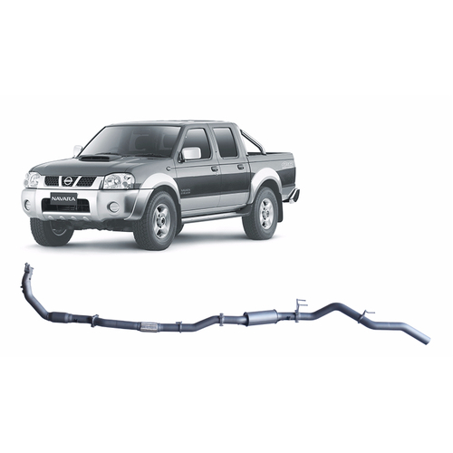 Redback Extreme Duty Exhaust for Nissan Navara D22 2.5L (01/2007 - 10/2015)