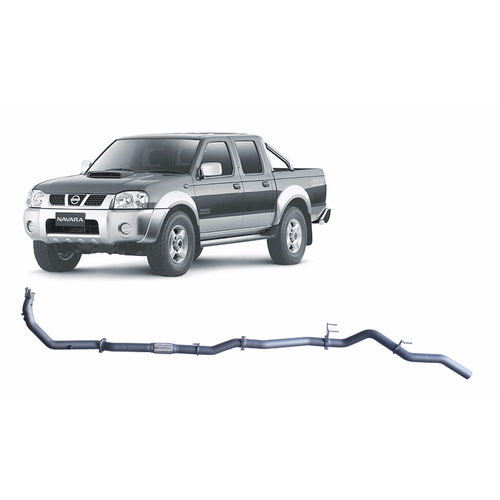 Redback Extreme Duty Exhaust to suit Nissan Navara D22 2.5L (01/2007 - 10/2015)