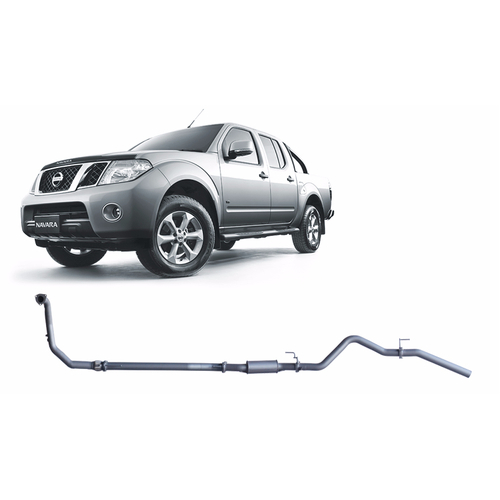 Redback Extreme Duty Exhaust to suit Nissan Navara D40 3.0L V6 (01/2011 - 07/2015)