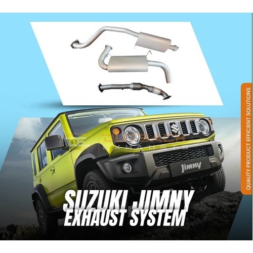 "2.5'' OUTBACK EXHAUST SYSTEM to suit SUZUKI JIMNY XL 5 DOOR 1.5 Ltr., K15B NATURALLY ASPIRATED 2019 ON (MANIFOLD BACK)"