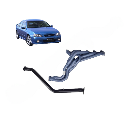 Pacemaker Comp headers and 2.5" Cat test pipe kit Ba Bf Falcon