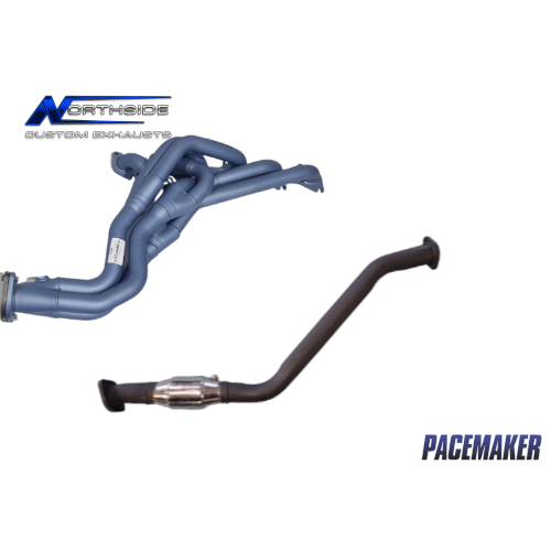 Pacemaker PH4495 Headers and 2.5" High Flow Cat Ford Ba BF 6 Cylinder Falcon