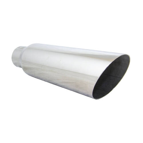 ANGLE CUT AC 2" IN 3" OUT 12" LONG REDBACK304 SS