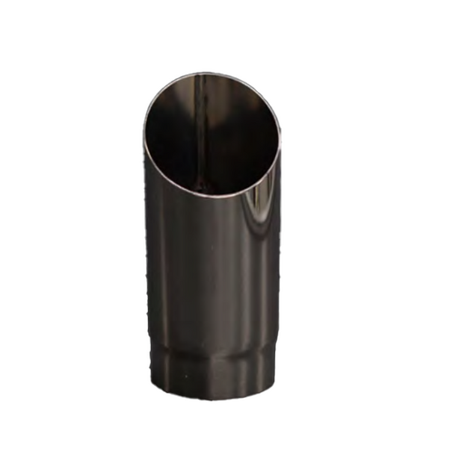 Redback Exhaust Tip 2" In 2 1/2" Out 12" Long Angle Cut 