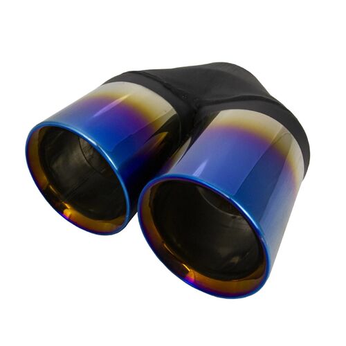 Y-PIECE INNER CONE 2 1/4" IN 2X3"OUT 9" LONG REDBACK304 S TITANIUM