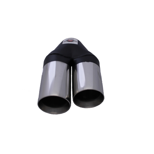Y-PIECE INNER CONE STAGGERED In 2 1/4" (057) out 2x 3" (076) 9" LONG REDBACK 304 SS