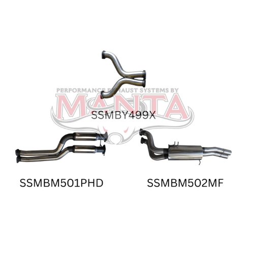 Ford FG 5.4L / FPV 5.0 V8 Ute 3in Dual Cat Back Hotdog/Muffler