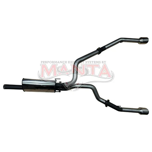 DS RAM 1500 5.7L V8 3IN SINGLE INTO TWIN CAT BACK EXHAUST 5" CHROME TIPS