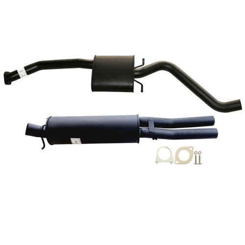 HOLDEN COMMODORE VP-VS 2 1/2" *IRS* CATBACK KIT INC 2 X EVERFLO MUFFLERS REAR DUAL OUTLET