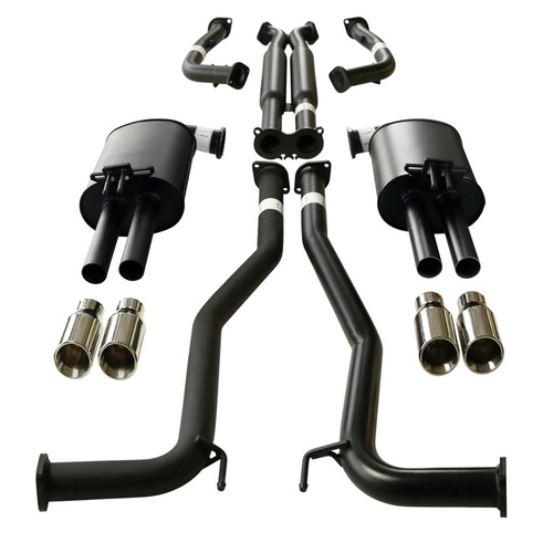 HOLDEN COMMODORE VE, VF V6 V8 UTE AND STATESMAN WM WN 2 1/2" KIT WITH 2 x HOTDOG - XPIPE & 4 X AC TIPS