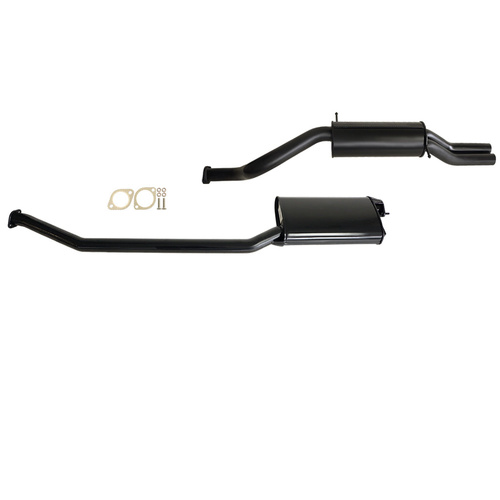 FORD FALCON AU UTE 6CYL 2 1/2" CATBACK KIT INC 2 X EVERFLO MUFFLERS DUAL OUTLET