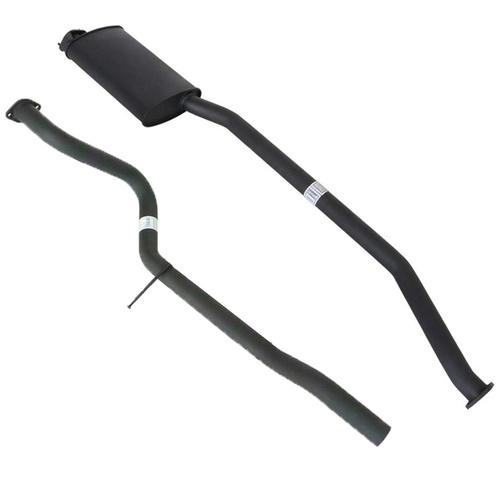 FORD FALCON AU UTE 6CYL 2 1/2" CATBACK KIT INC EVERFLO MUFFLER & TAILPIPE DUAL OUTLET