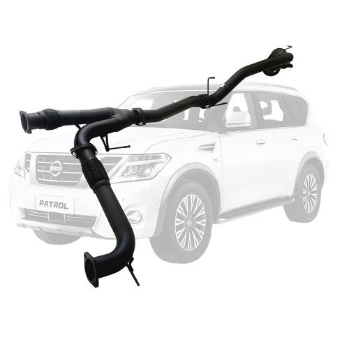 Performance Exhaust for Nissan Y62 Patrol 8cyl 5.6L V8 3 Inch Exhaust With Centre Pipe And Rear Muffler
