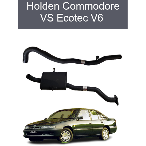 Holden Commodore VS V6 Redback 2.5" Catback Muffler Delete Rear
