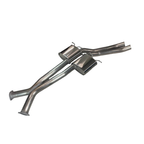 Redback Dual 3" 409 Centre Muffler for VT VX VY VZ V8 Sedan 