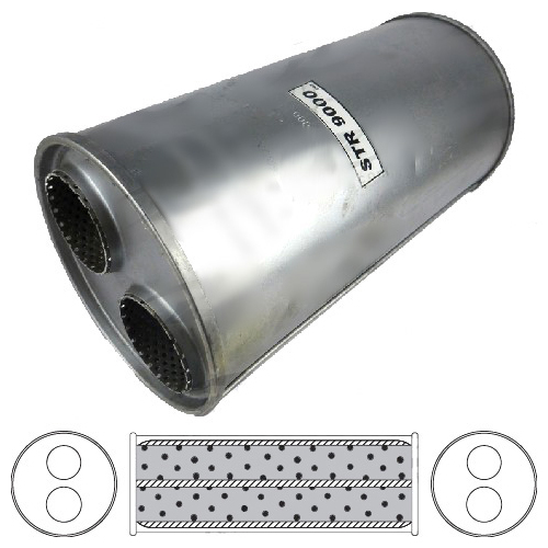 7 RND 16 DUAL 2 1/2 IN/OUT NO