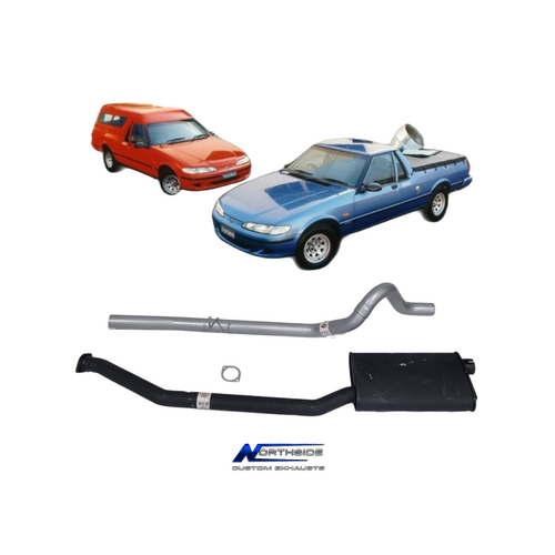 Redback 2.5" Catback Exhaust For Ford Xh Falcon Ute & Van