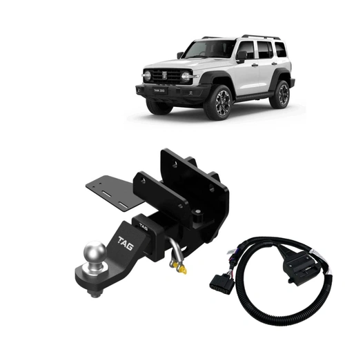 TAG Heavy Duty Towbar & Direct Fit Wiring for GWM Tank 300 (10/2022 - on), Tow Mode: Yes