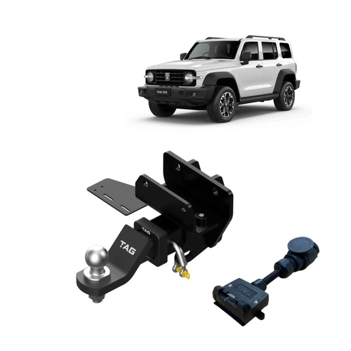 TAG Heavy Duty Towbar with wiring for GWM Tank 300 (10/2022 - on)