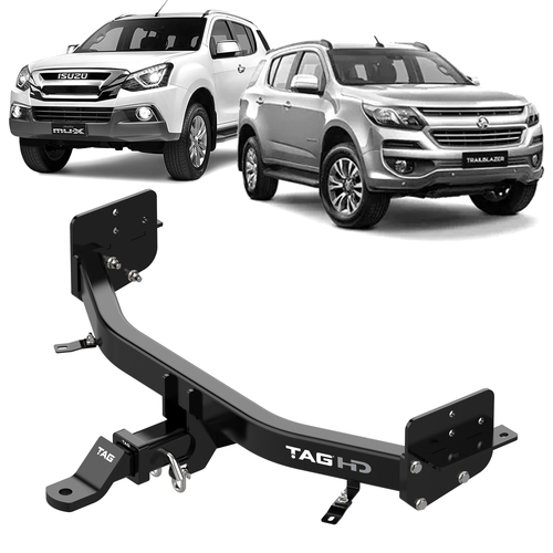 Holden Colorado 7 Towbar , Trailblazer& Isuzu MuX 3 Piece H/Duty Towbar